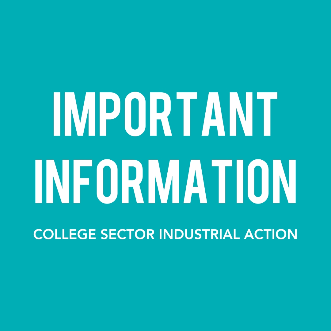 Important Information - Industrial Action