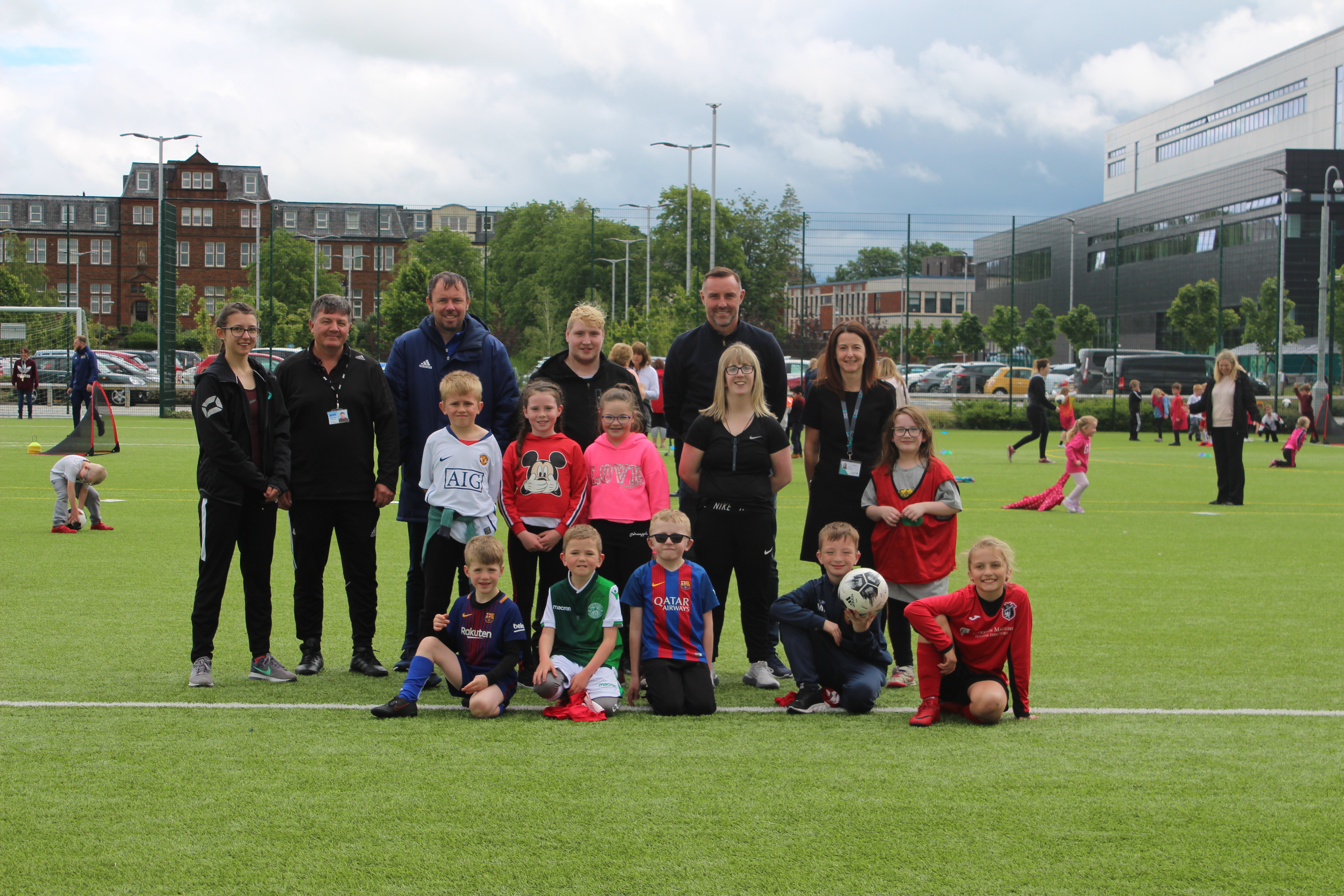 Ayrshire College hosts football festival for deaf children