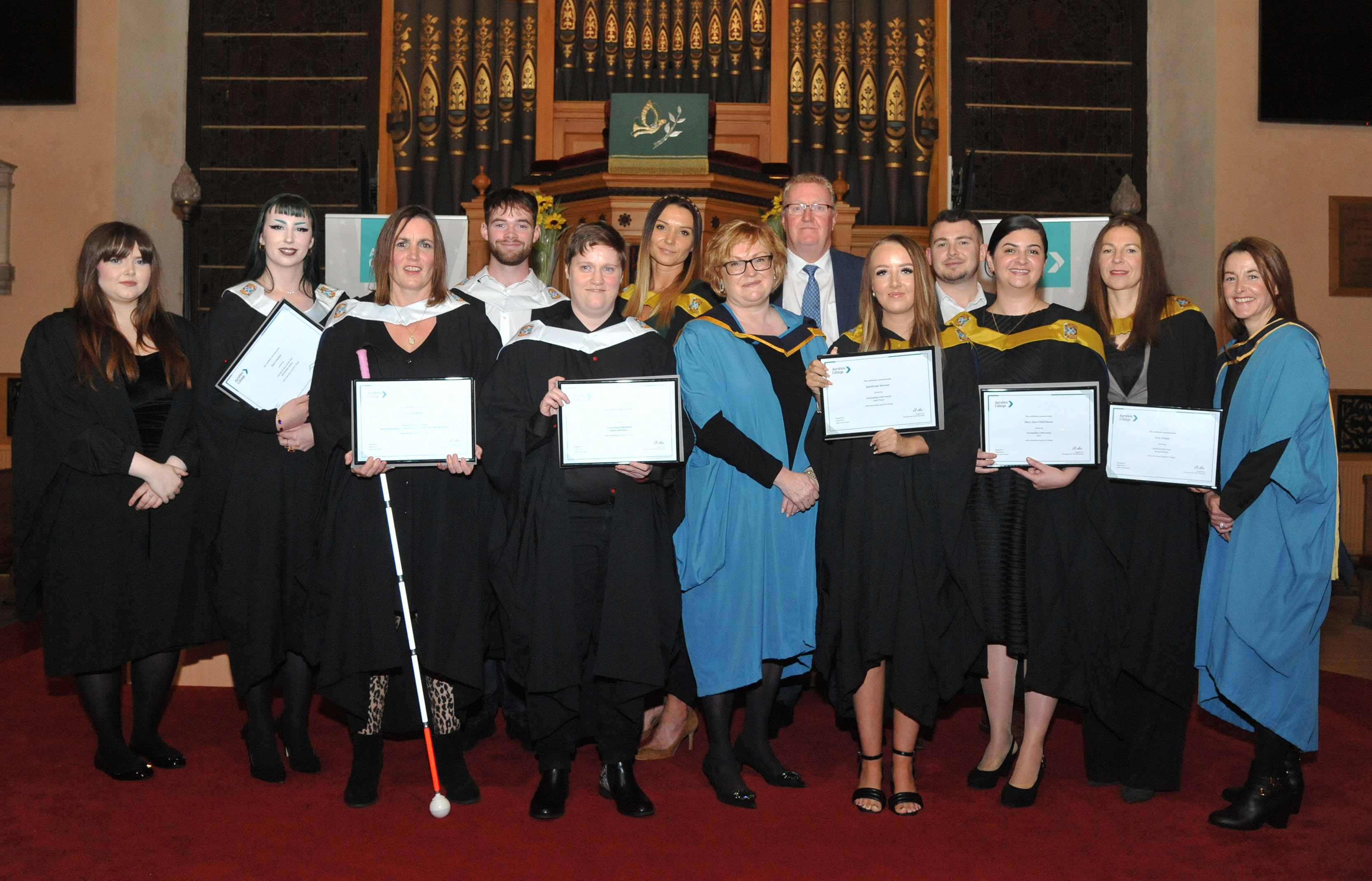 Ayrshire College students graduate at Kilwinning ceremony