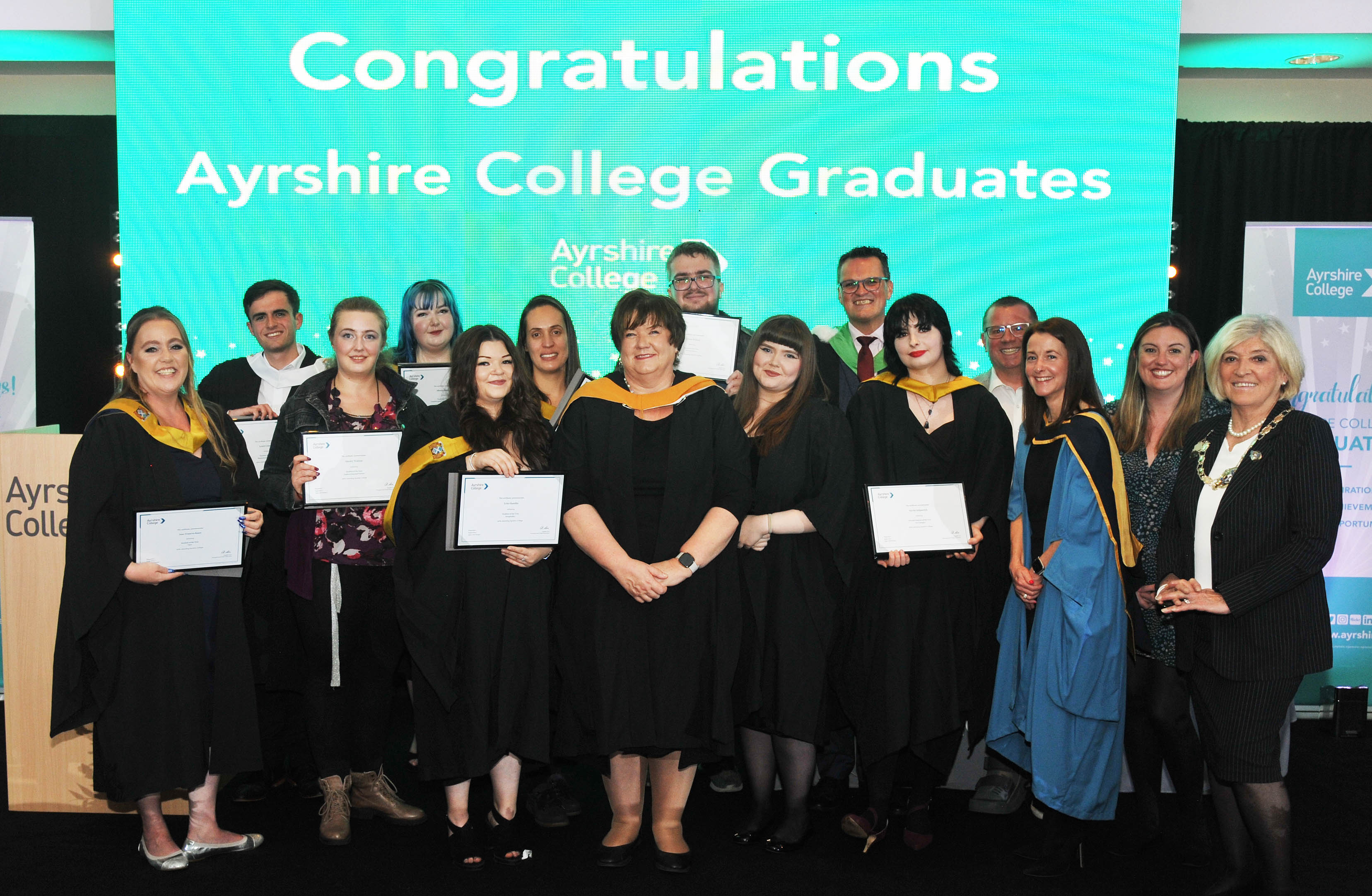 Ayrshire College students graduate at Ayr ceremony