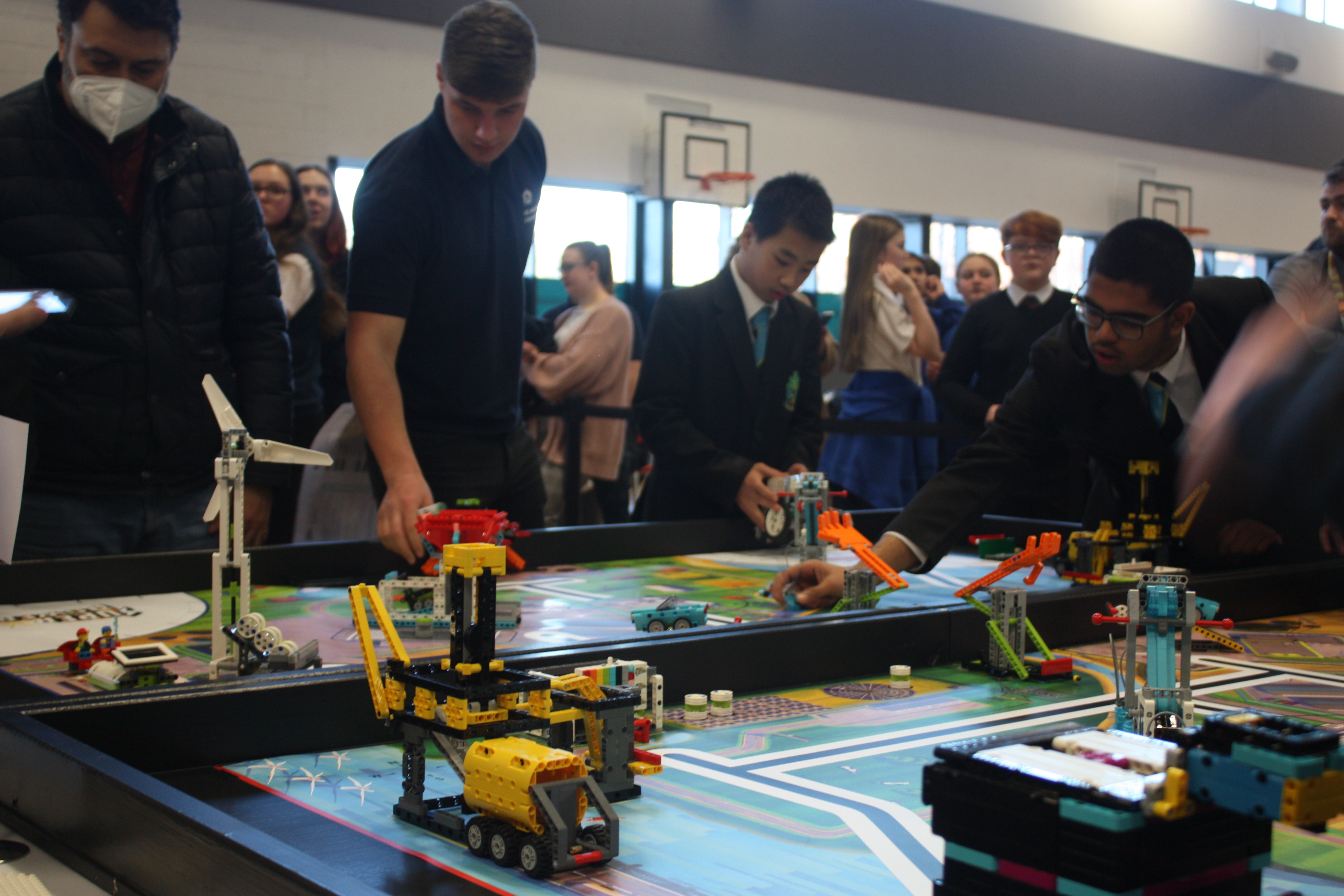 Pupils compete at Ayrshire College’s FIRST® LEGO® League