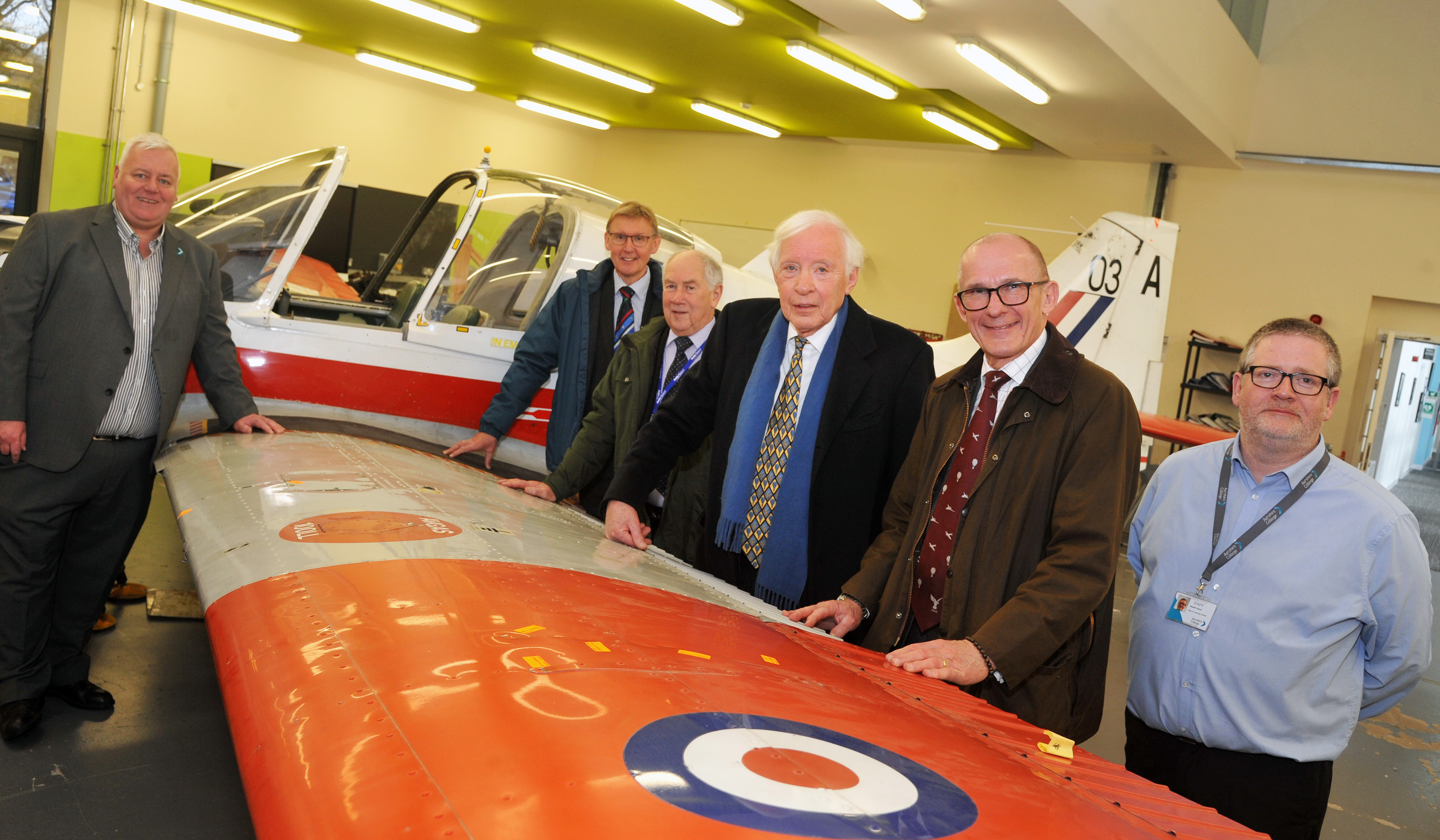 Royal Aeronautical Society pays flying visit to Ayrshire College
