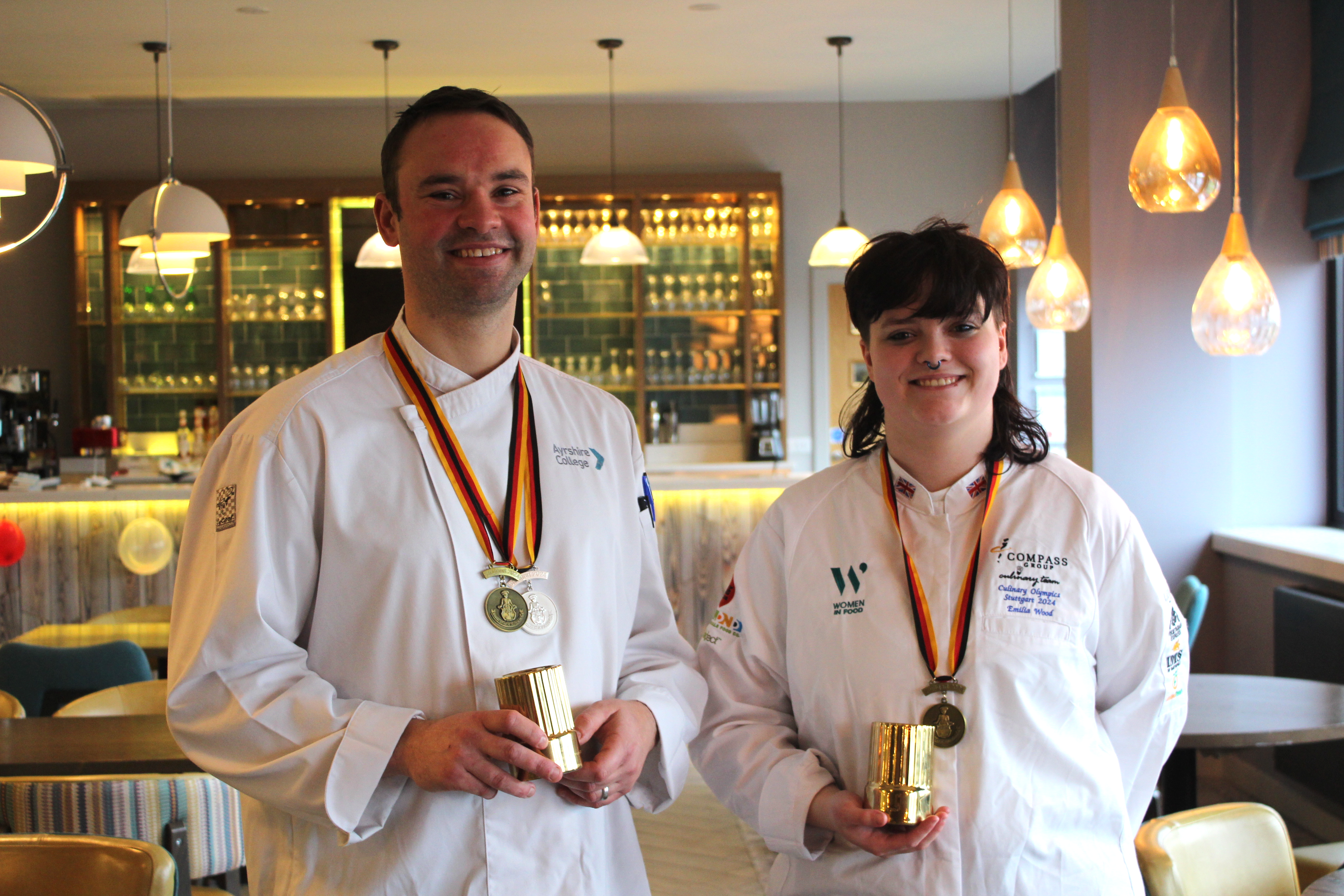 Ayrshire College student and lecturer win at Culinary Olympics