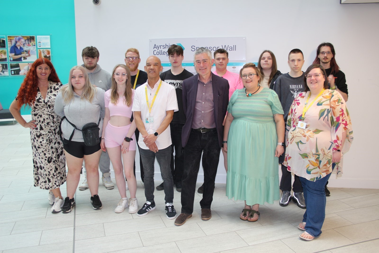 MP visits college to see HIVE students thrive