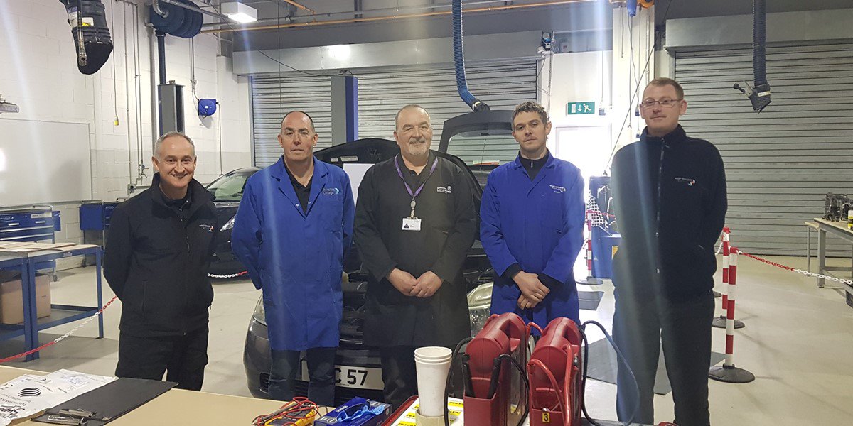 Automotive lecturer powers ahead with electric vehicle training