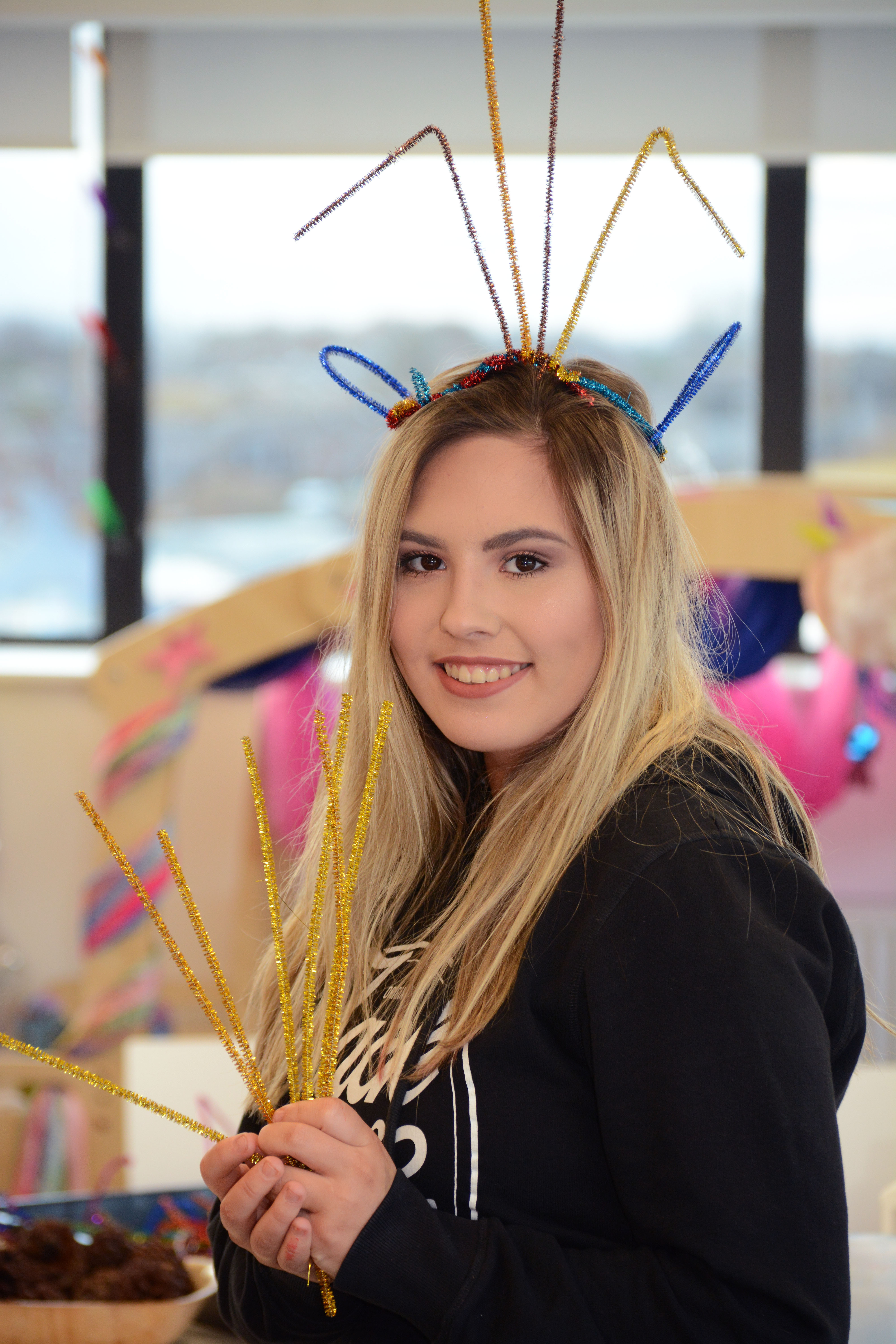 Lets talk foundation apprenticeships for Scottish Apprenticeship Week 2019.girl with pipecleaners.jpg