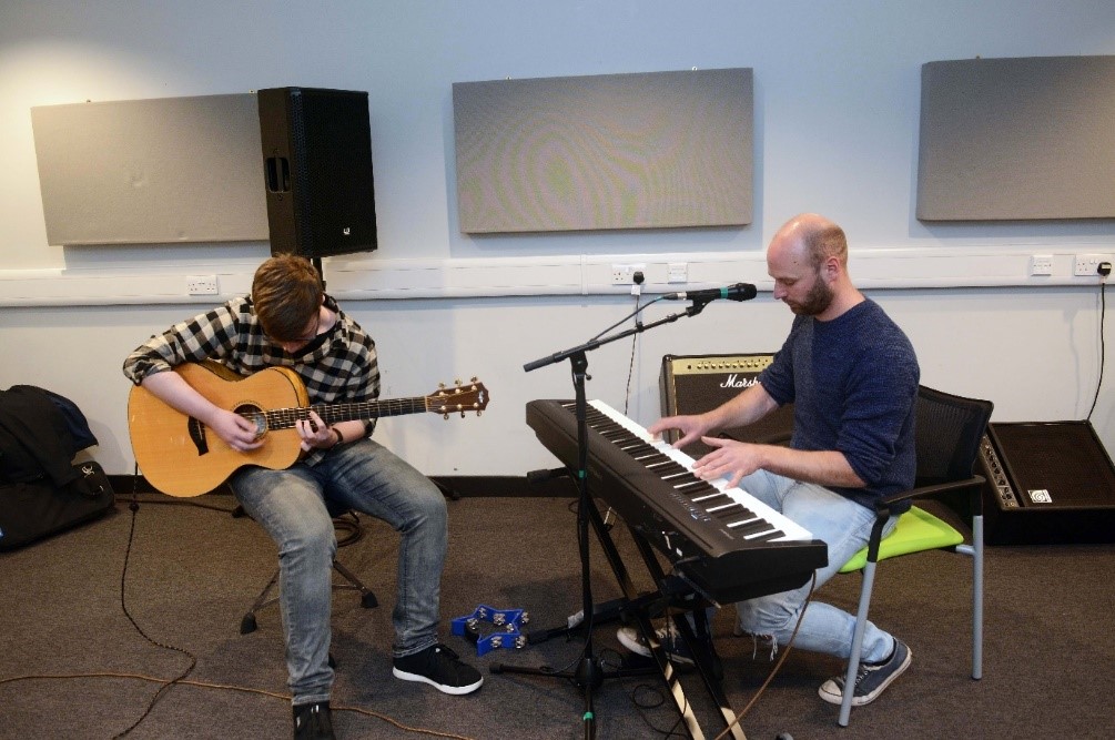 I had a great time doing work experience at Ayrshire College.Musicians.jpg