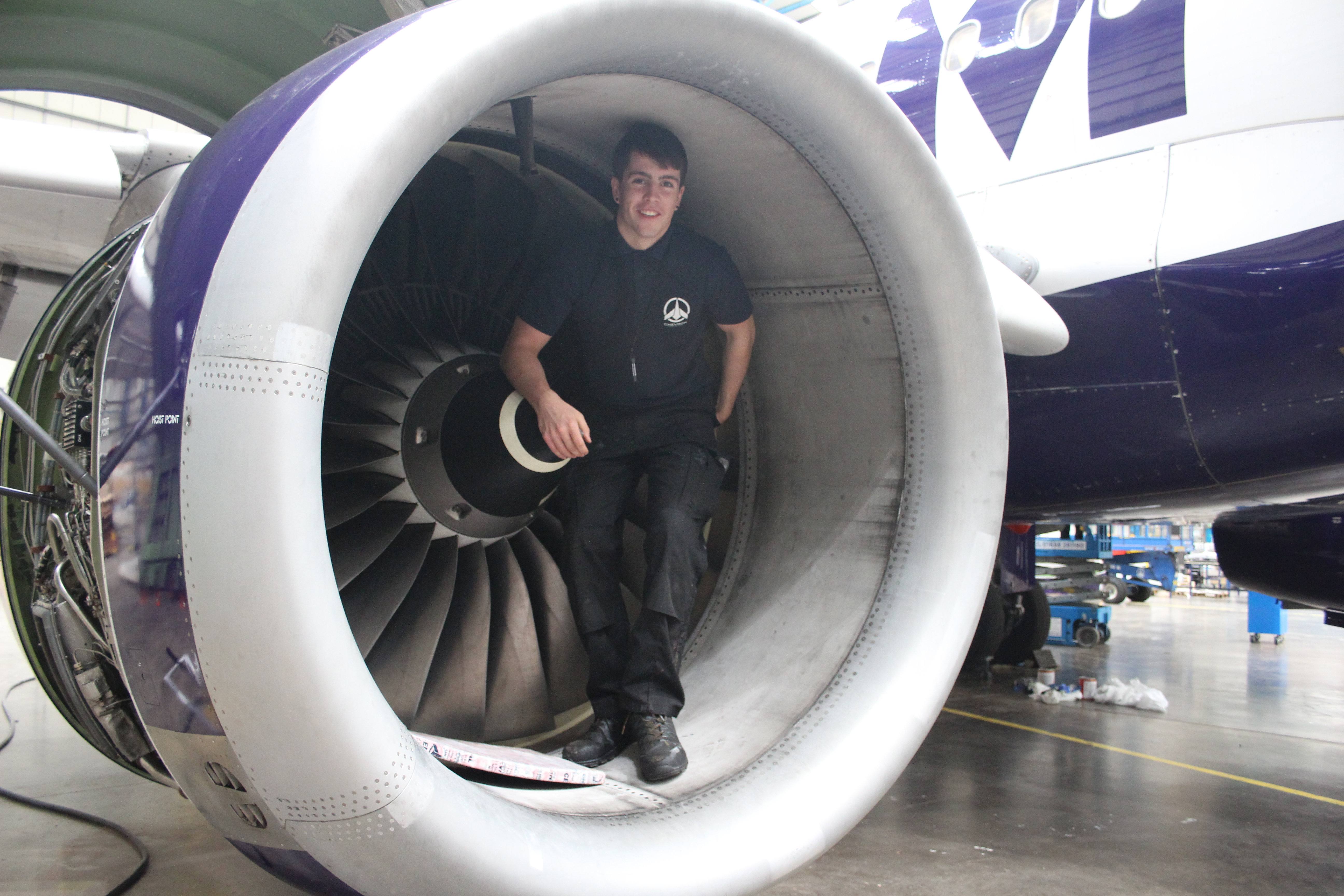 Meet The Apprentices Eoin Macdonald Jack Quinn Chevron Aircraft Maintenance