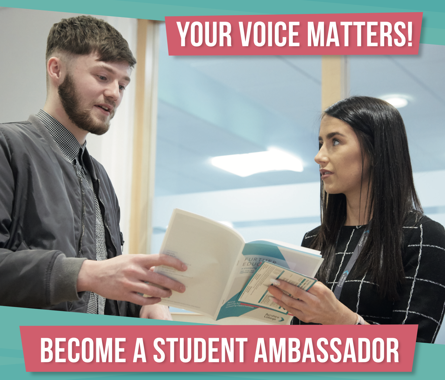 Become a Student Ambassador at Ayrshire College