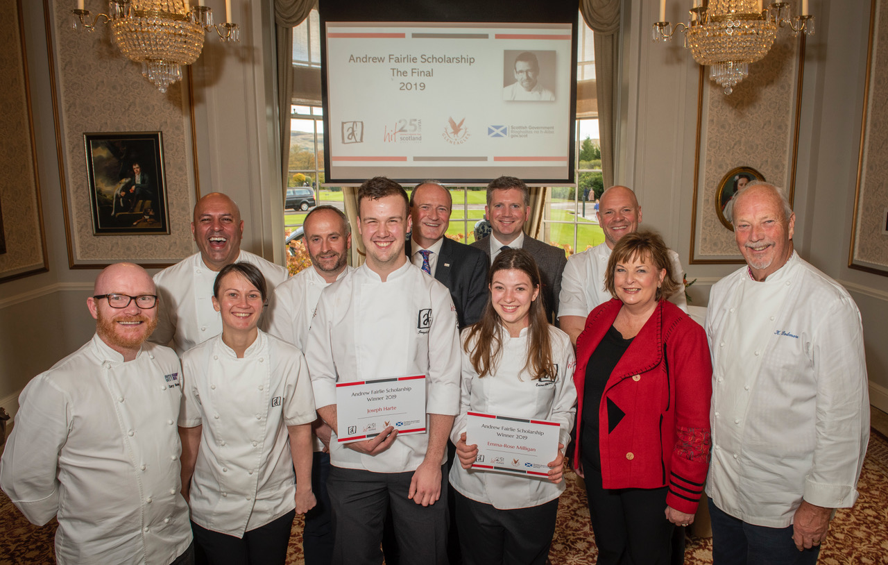 Ayrshire chef is first recipient of the Andrew Fairlie Scholarship