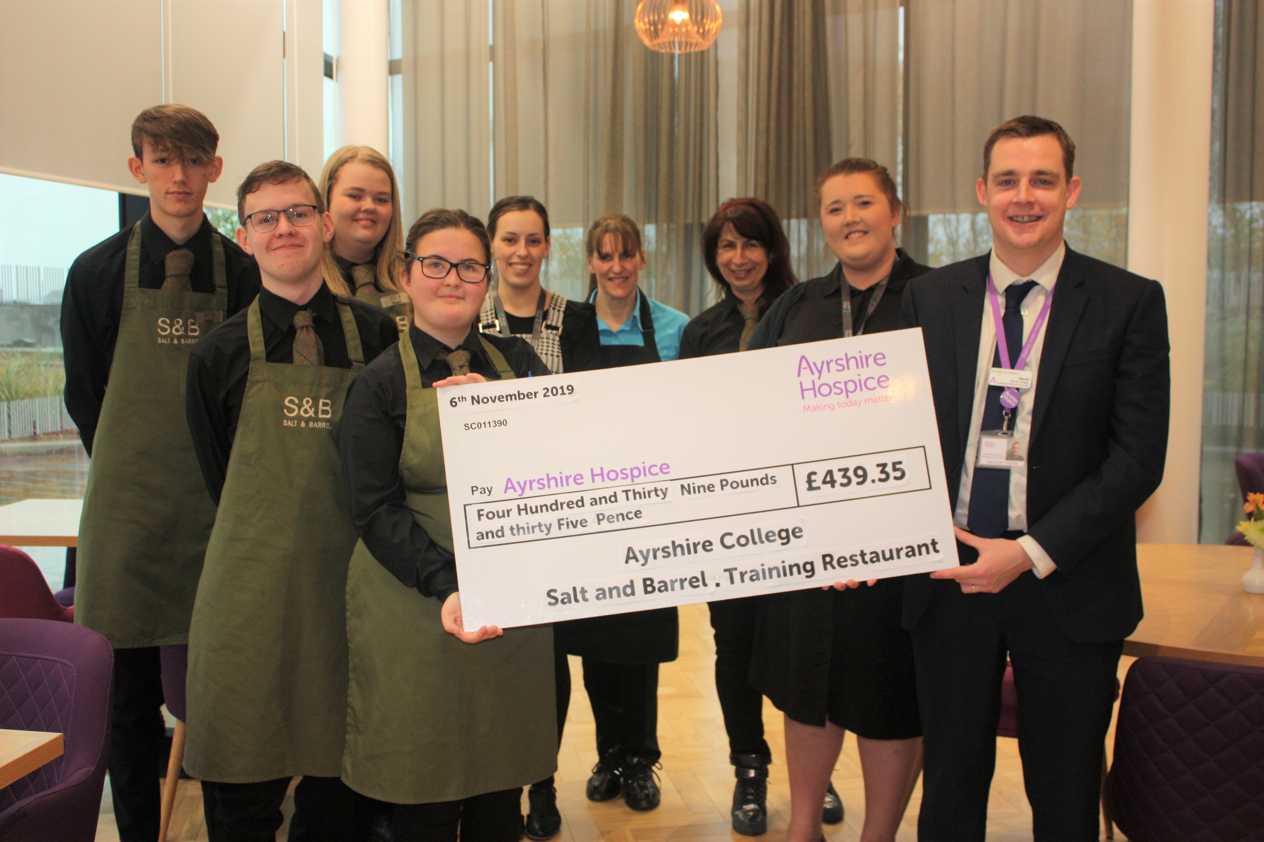College student hosts successful coffee morning