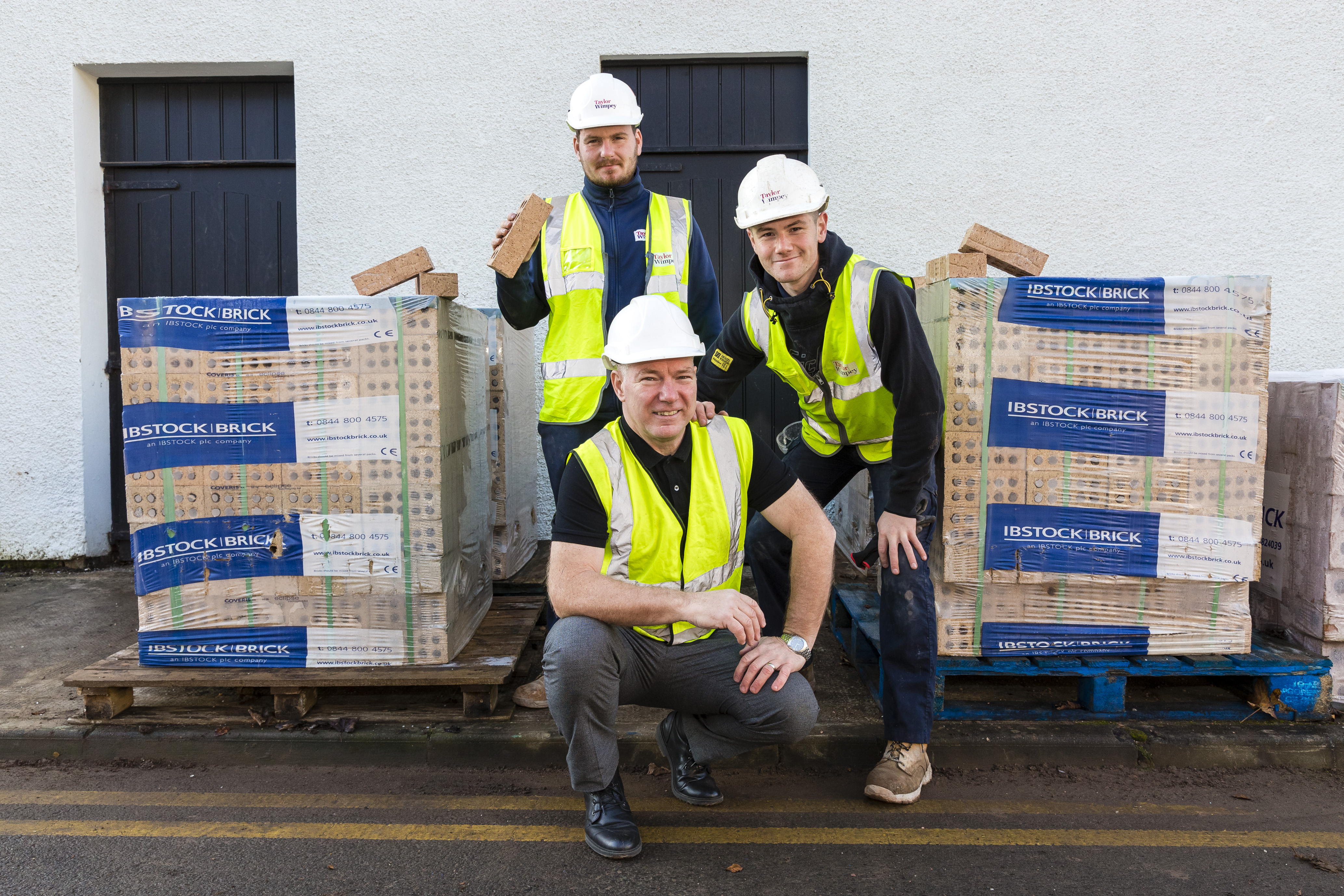 Brick donation cements link for Taylor Wimpey Apprenticeship Academy at Ayrshire College 