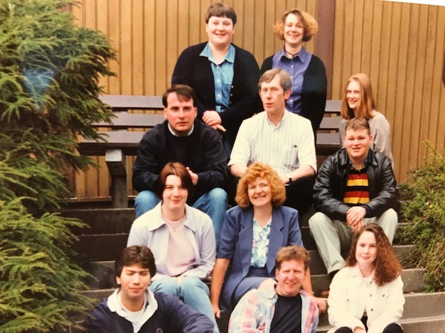 HNC Marketing Class - sometime in 90's at Craigie Campus