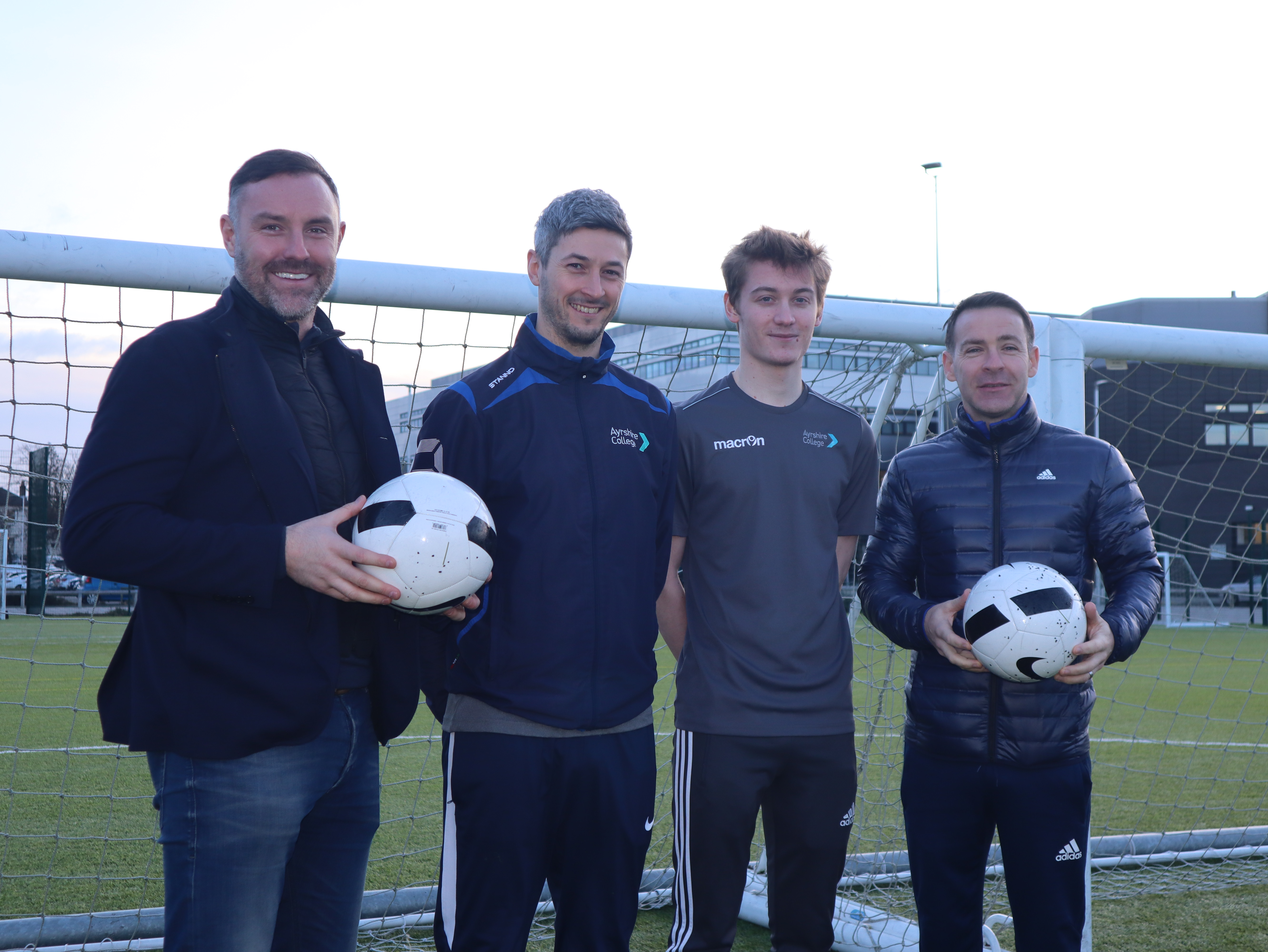 Football development course for Ayrshire College students