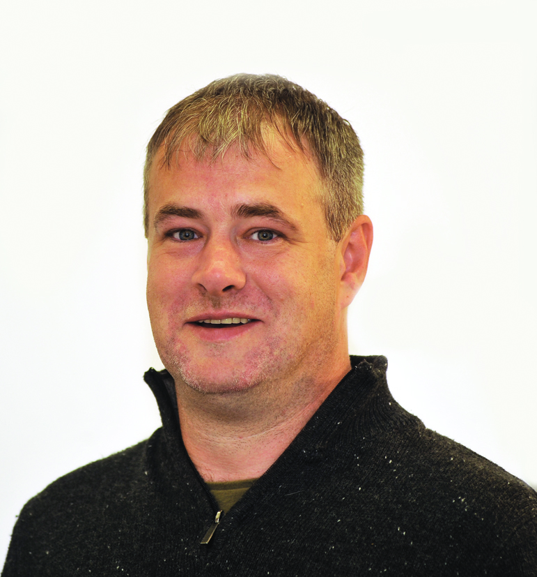 A headshot of Ayrshire College care lecturer Mark Baillie
