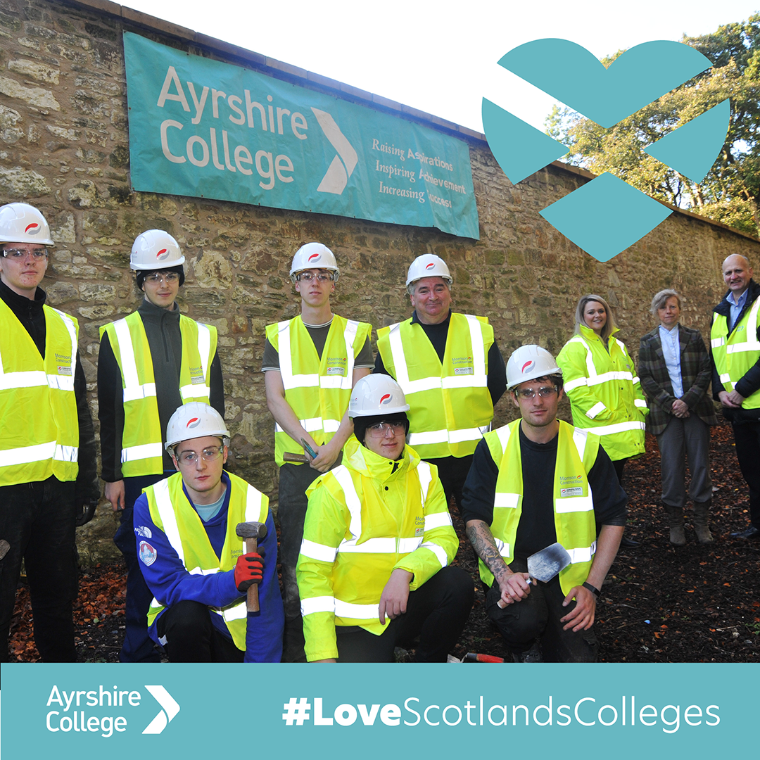 Ayrshire College supports the national #LoveScotlandsColleges campaign