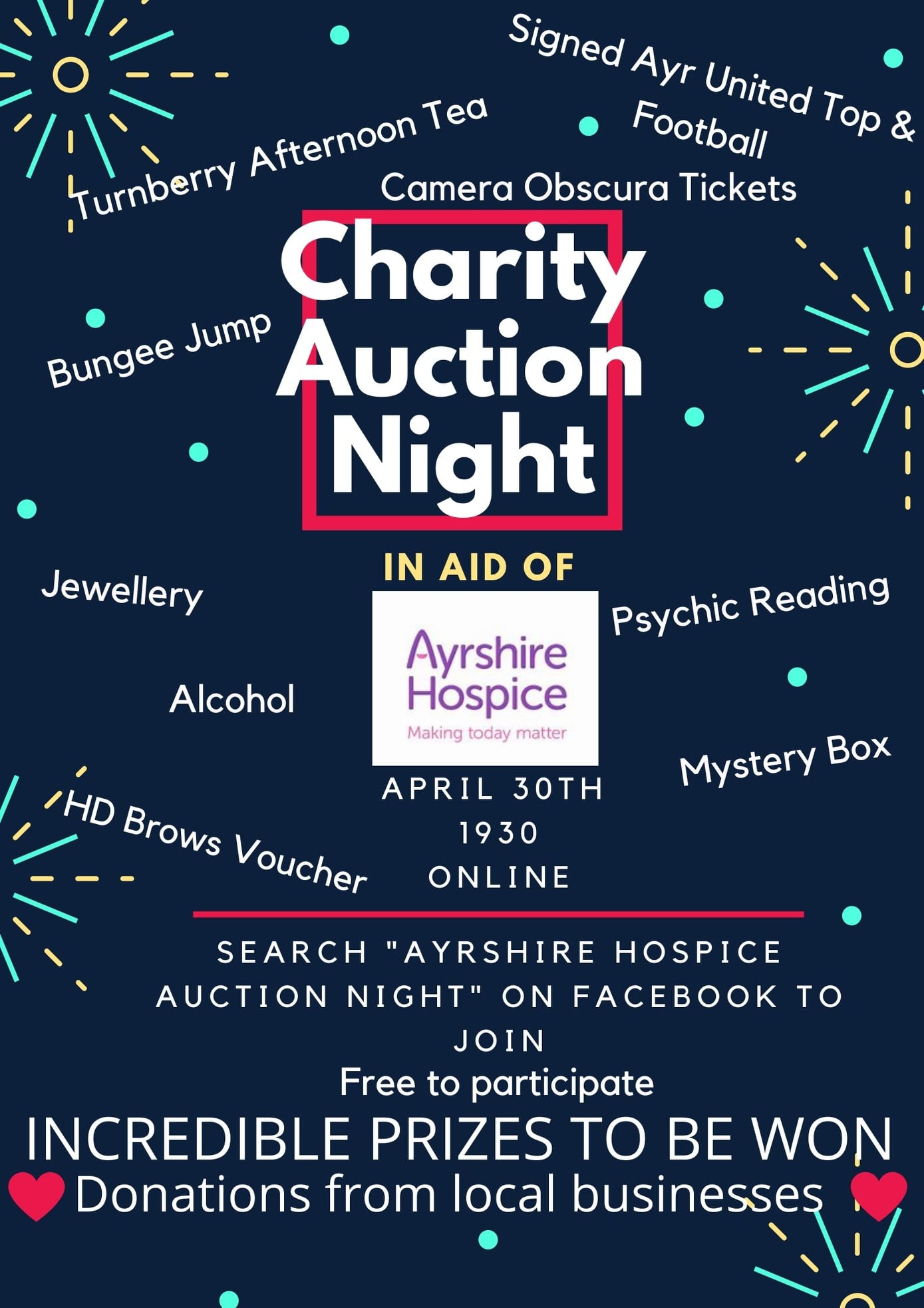 Ayrshire College students hosting charity auction for Ayrshire Hospice