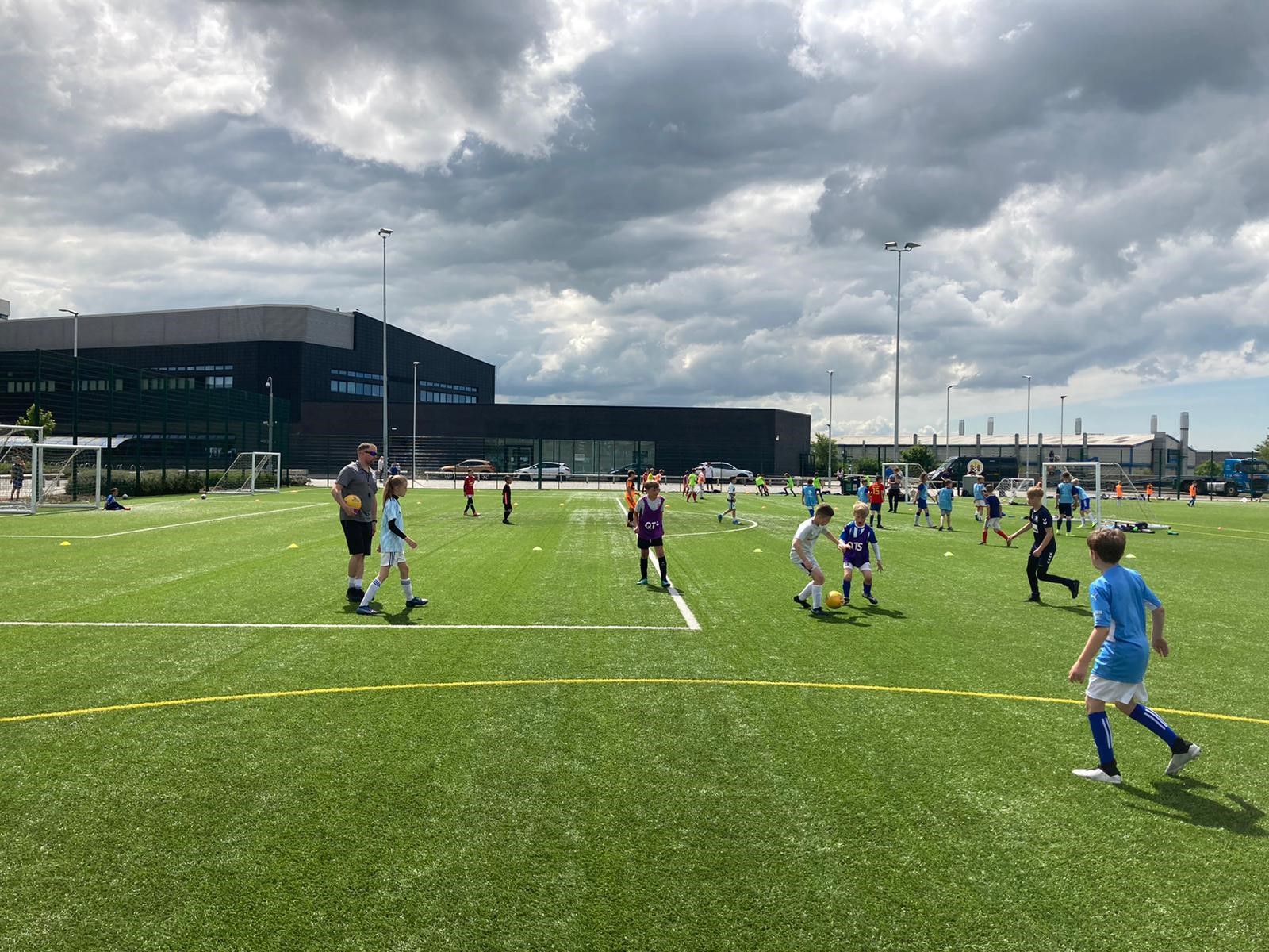 Ayrshire youngsters enjoy free football at Ayrshire College