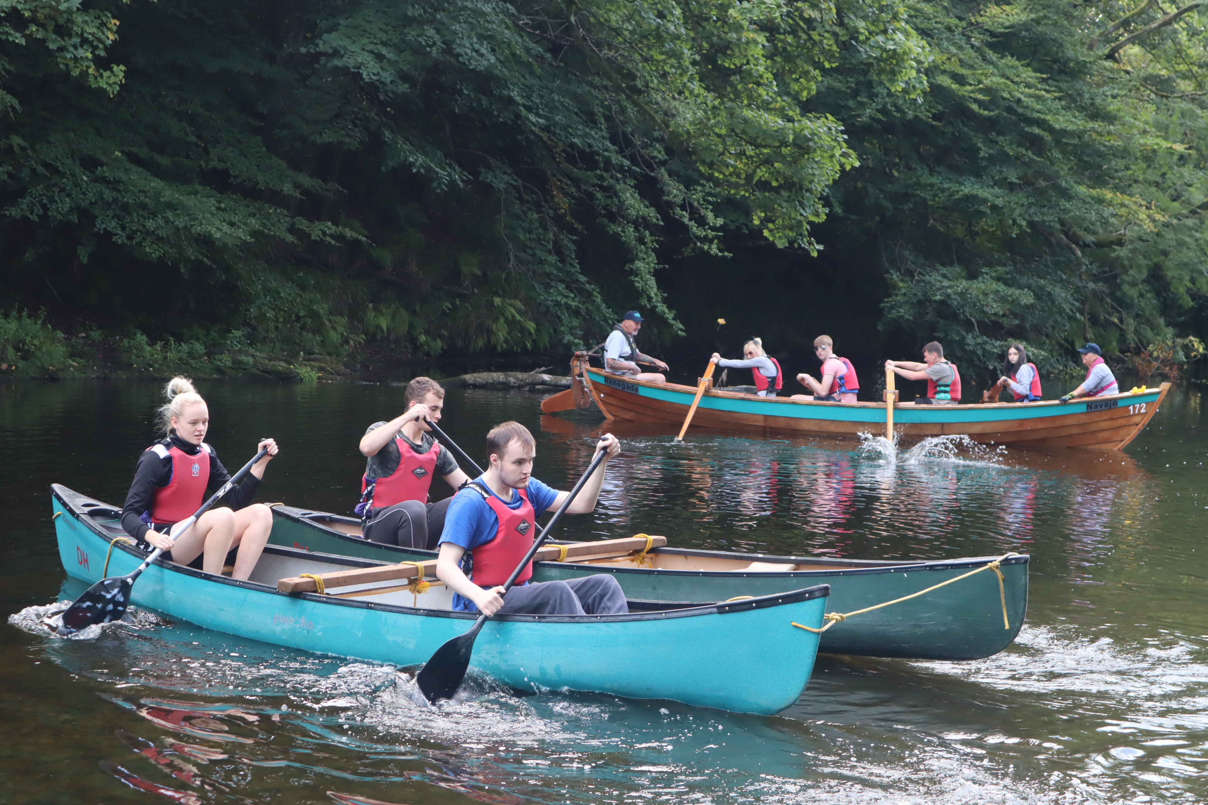 Ayrshire College students experience River Ayr rowing